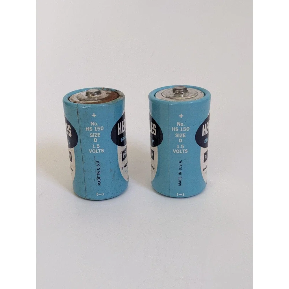 Vintage Hercules D‎ Batteries Union Carbide Industrial Advertising Props USA Lot